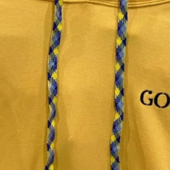 Goodee x KOTN Yellow Unisex Hoodie Pullover Egyptian Cotton Size Medium NWT - Picture 3 of 5